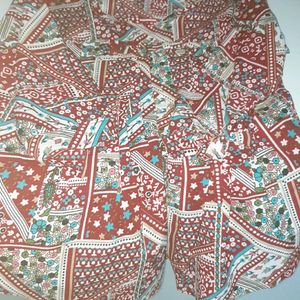 Red And White Colired Shirt Women Kurta...