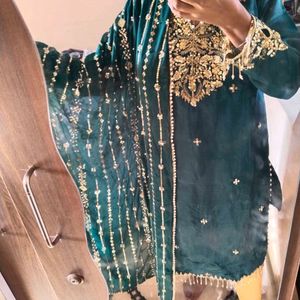 Designer Dress With Havey Work Dupatta