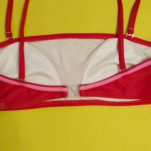 Red Brallete / Swim Top