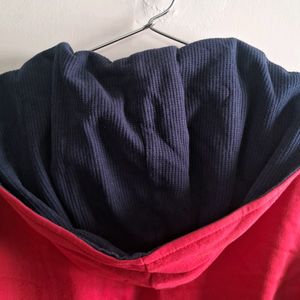 Red Zipped Hoodie