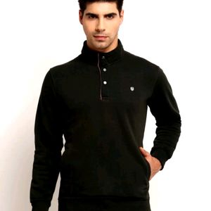 Men Full Sleeve Solid Sweatshirt