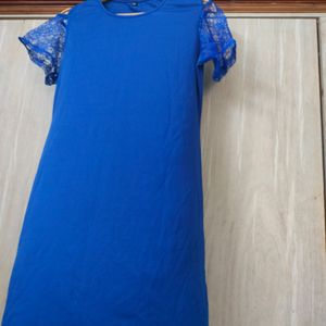 Royal Blue Party Shift Dress