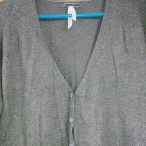 Women V Neck Cardigan