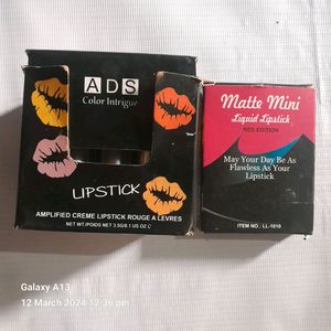 Matte Mini Liquid  Lipsticks 2 + ADS Lipstick