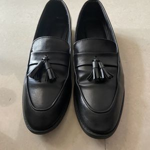 Classic Black Loafers