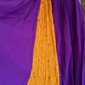 puple lehnga