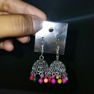 #OXIDISEDD MULTICOLOUR JHUMKAS