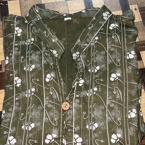 Kurta  V Neck Digital Print