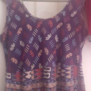 Handloom Ethnic Long Flared Dress/gown