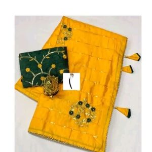 Embroidery Work Saree