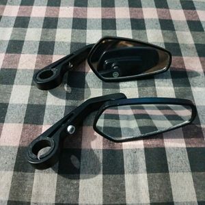 Motorcycle Handle Bar End Side mirror