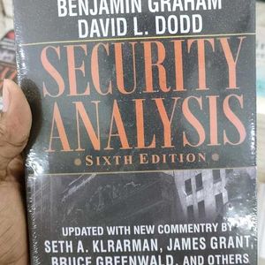 Security Analysis Book Sixth Edition (BRAND NEW)