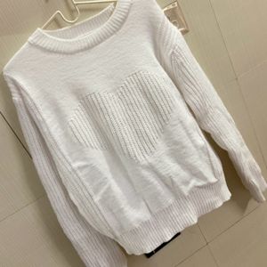 ZARA White Sweater