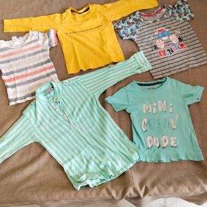 Combo Of 5 Tees For Boys