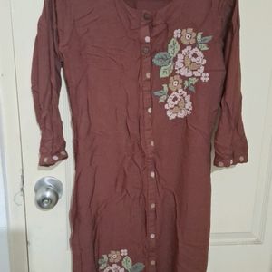 Brown Kurti