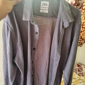 ZARA Light Purple Shirt, NEVER USED