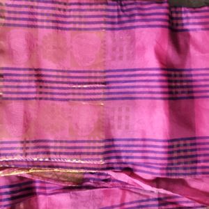 Pink With Purple Saree