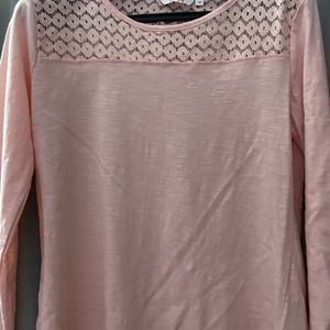 Pink Full Sleeves Top