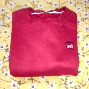 Reddish Orange Imported Branded Sweatshirt