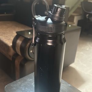 Black Steel Water Bottle