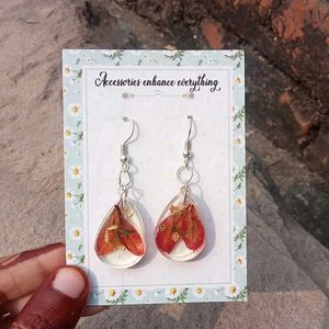 Hand made  resin earing