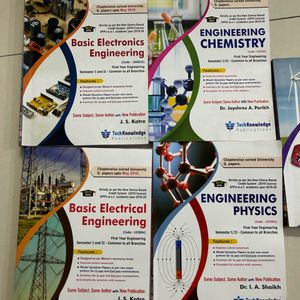 5 Books Brand New- FY Engineering sem1&2