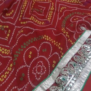 Bandej Red Anarkali Style Kurti