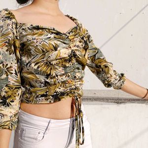 Designer Drawstring Top