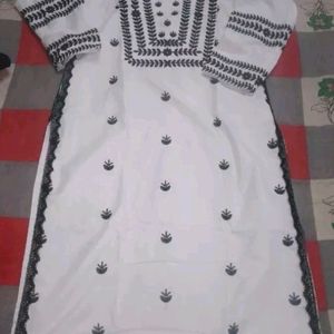 Fancy White Kurti For Women