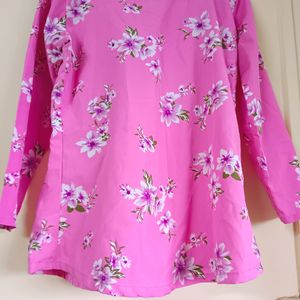 M Size Pink Casual Wear