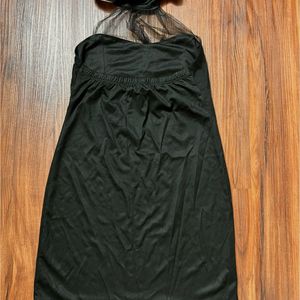 Black Halter Neck Dress