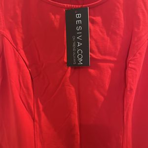 Red Skater Dress From Besiva