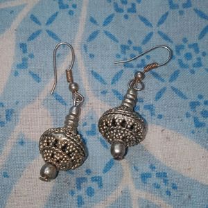 Silver Jhumka