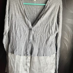 Grey Cardigan- Lee Cooper