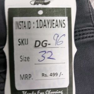 DG-96 Size-32 Slim Fit Jeans