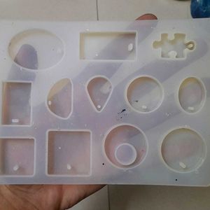 Resin Earing Keychain Silicone Mould