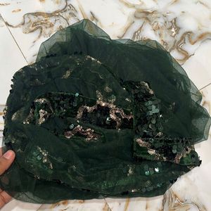 Velvet Green Gown