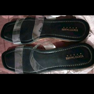 TRANSPARENT STRIP BLACK BRAND NEW FOOTWEAR