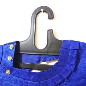 💥🆕️ Royal Blue Fancy Readymade Blouse