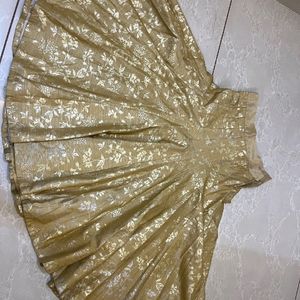 Golden Skirt Free Size