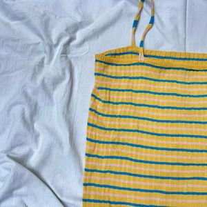 Yellow Striped Top