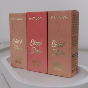 Mattlook Liquid Blushes (Pack Of 3)