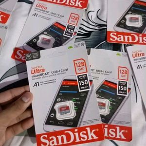 New 128 Gb Memory Card Sandisk