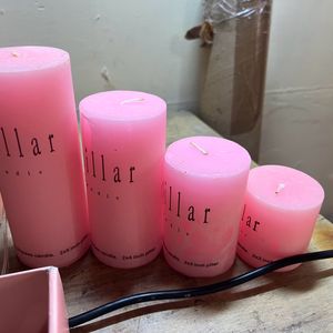 Candle Set Of 4 Pillar Candles