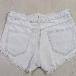 H&M Distressed Denim Shorts