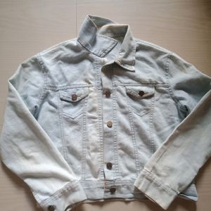 Blue Denim  Oversized Jacket