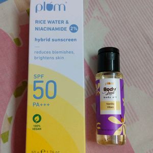 Sunscreen & Body Oil