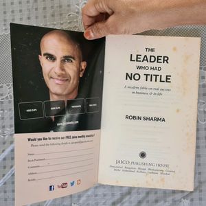 The leader who had no title by Robin Sharma