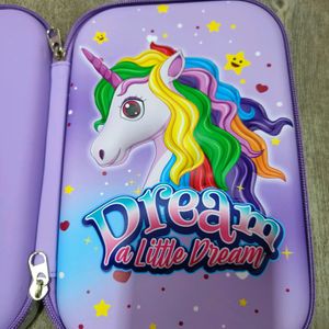 7D Unicorn Big Pencil Pouch