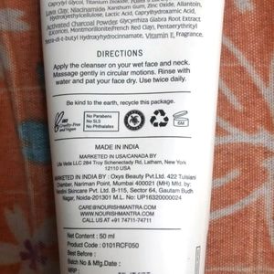 22) Nourish Mantra CHARCOAL FACEWASH